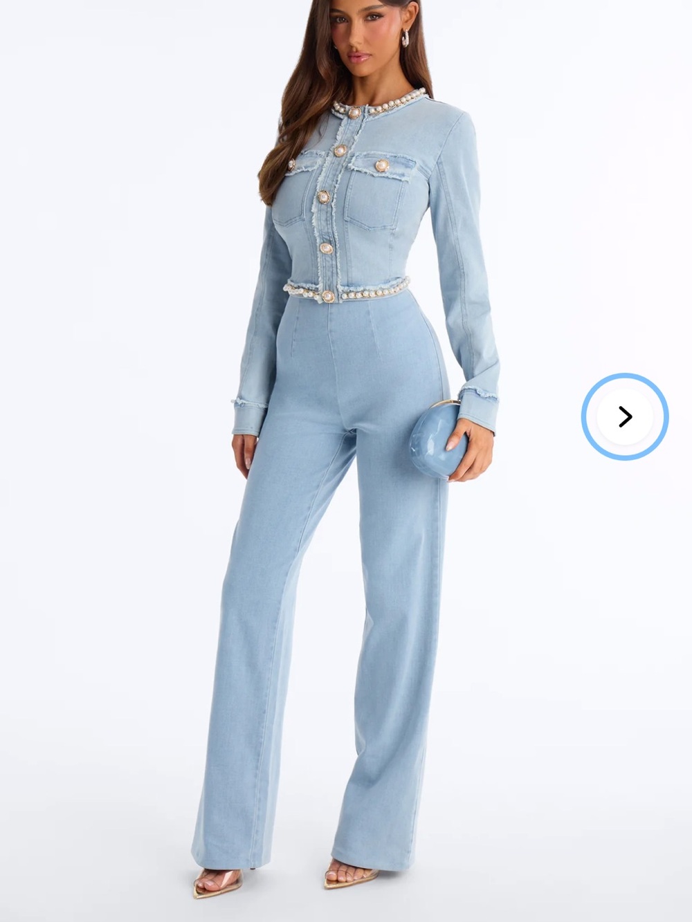 Fashion nova nwt denim set